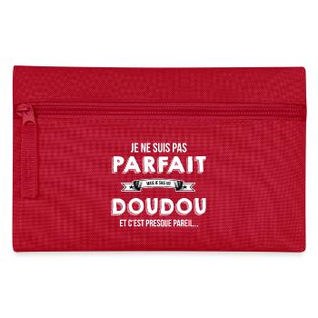 doudou cadeau humour - Trousse - rouge - Devant