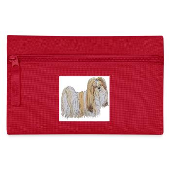 Lhasa Apso Sticks - Federtasche - Rot - Vorne