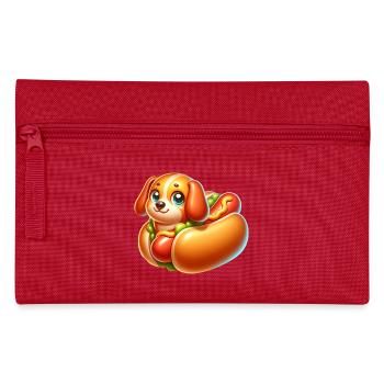 Hot Dog Hund - Federtasche - Rot - Vorne