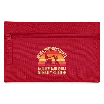Showing strength in old age - Pencil Case - red - Front