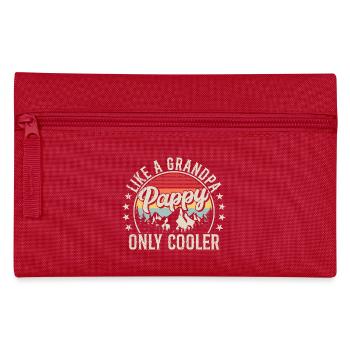 Like A Grandpa Pappy Only Cooler Retro Fathers Day - Pencil Case - red - Front