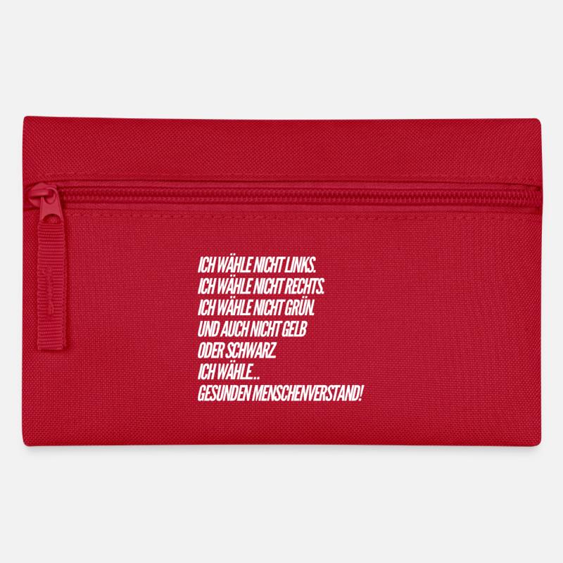 Drôle de dicton - ÉLECTIONS - Trousse - rouge
