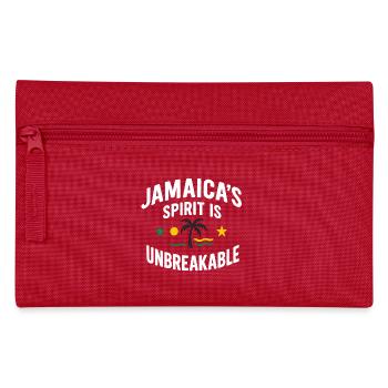 Jamaica Spirit Unbreakable, Jamaikanisch - Federtasche - Rot - Vorne