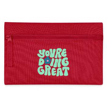 You’re Doing Great Bold Typography Positive Design - Federtasche - Rot - Vorne