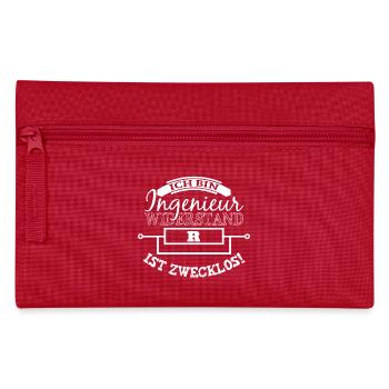 Ingenieur - Widerstand zwecklos - Federtasche - Rot - Vorne