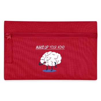 Lustig witzig Maek up Mind Geschenk Weihnachten - Federtasche - Rot - Vorne