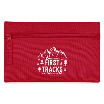 First Tracks - Federtasche - Rot - Vorne