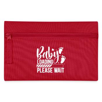 Baby lädt Babes Frauen Mutter Design Neugeborenes - Federtasche - Rot - Vorne