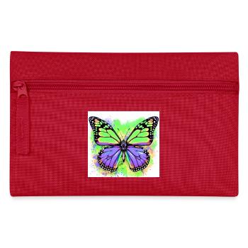 butterfly - Pencil Case - red - Front