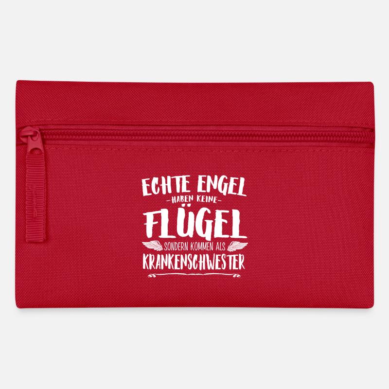 Engel Krankenschwester - Federtasche - Rot