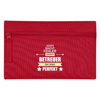Betreuer - Federtasche - Rot - Vorne