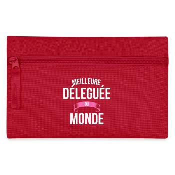 Meilleure Déleguée du monde femme - Trousse - rouge - Devant