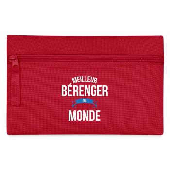 Meilleur Bérenger du monde homme - Trousse - rouge - Devant