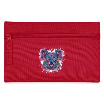 Koala Farbklecks - Federtasche - Rot - Vorne