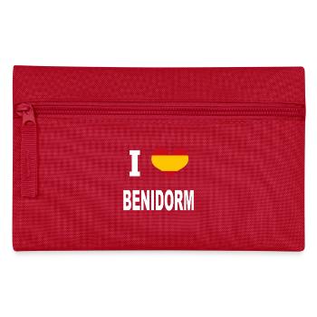 I Love Spain BENIDORM - Federtasche - Rot - Vorne