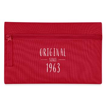 Original seit 1963 (distressed) - Baujahr 1963 - Federtasche - Rot - Vorne