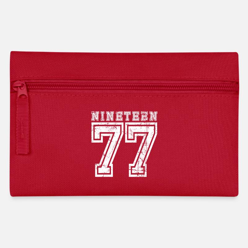 1977 NINETEEN - Trousse - rouge