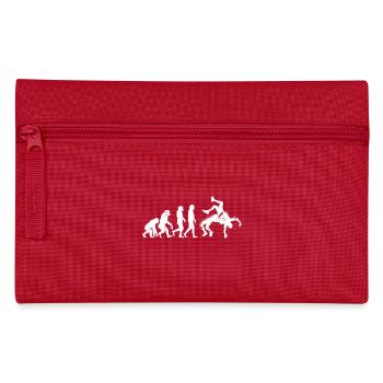 Wrestling Evolution gift wrestling ringer sport - Pencil Case - red - Front