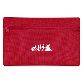 Walzer evolution tanz tanzen tänzer geschenk paar - Federtasche - Rot - Vorne