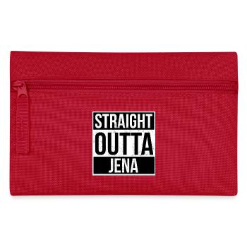 Straight Outta Jena - Federtasche - Rot - Vorne