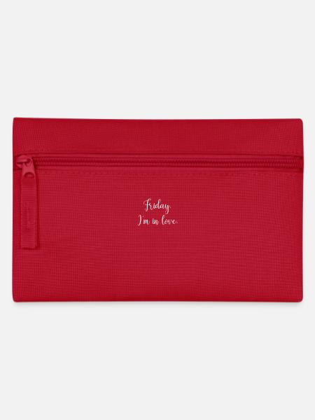 Friday I`m in love - Federtasche - Rot