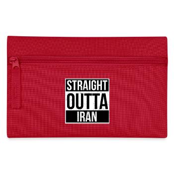 Straight Outta Iran! - Pencil Case - red - Front