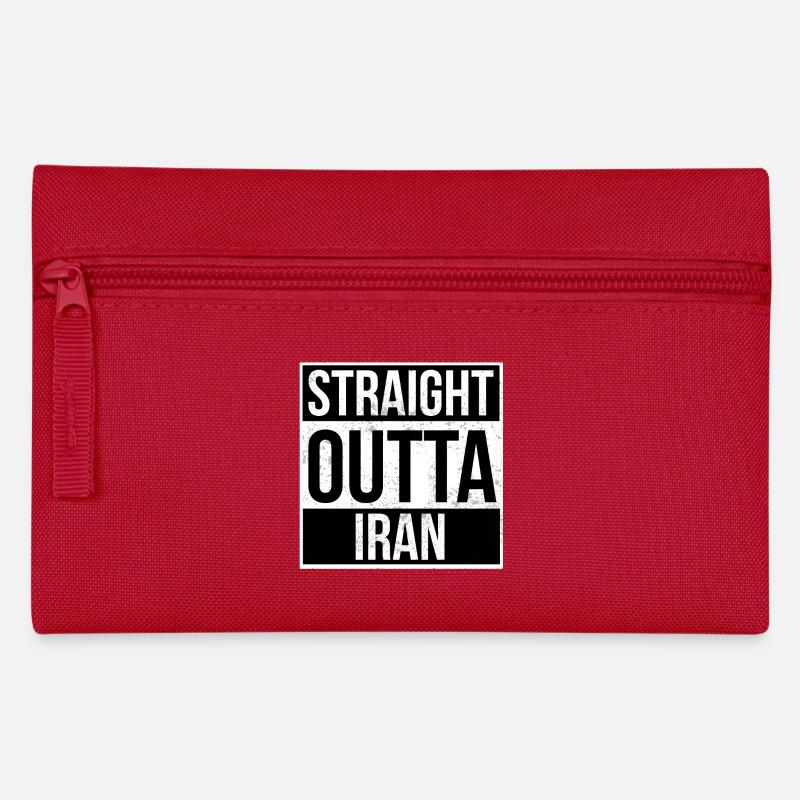 Straight Outta Iran! - Federtasche - Rot