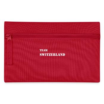 Switzerland Schweiz Fußball Geschenkidee - Federtasche - Rot - Vorne