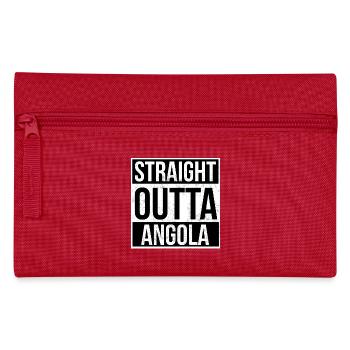 Straight Outta Angola - Pencil Case - red - Front