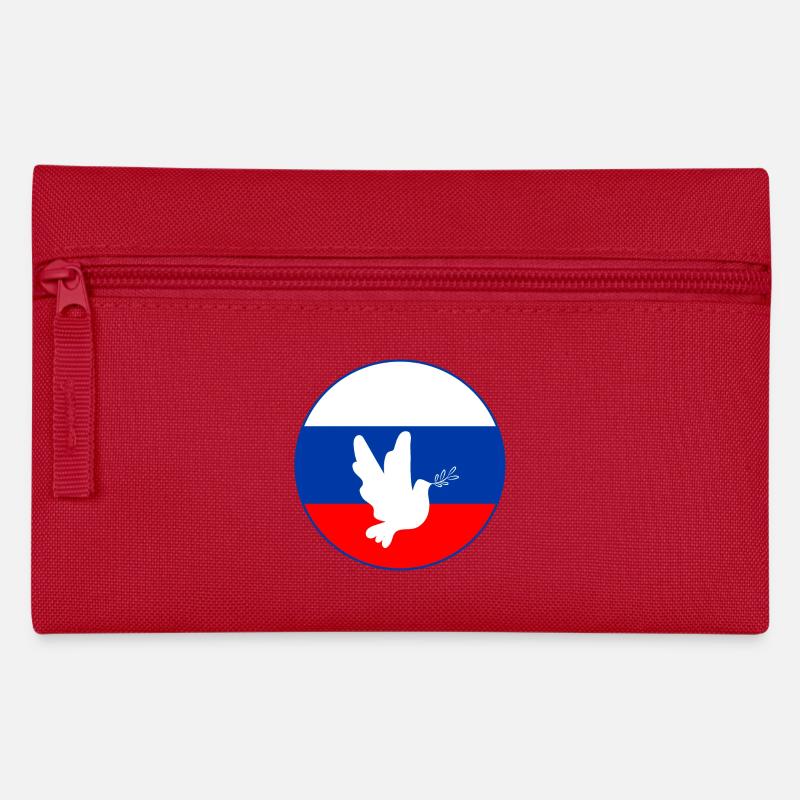 Colombe du drapeau russe - Trousse - rouge