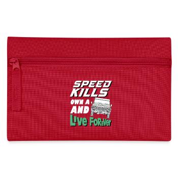 Speed Kills possède un défenseur et vit pour toujours - Trousse - rouge - Devant