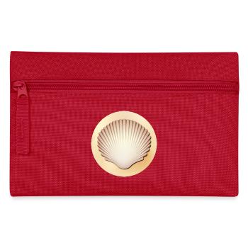 Muschel (Sand, Rund) - Federtasche - Rot - Vorne