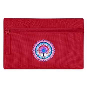 Arbre des couleurs du mandala - Trousse - rouge - Devant