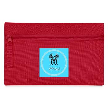 gemini - Pencil Case - red - Front
