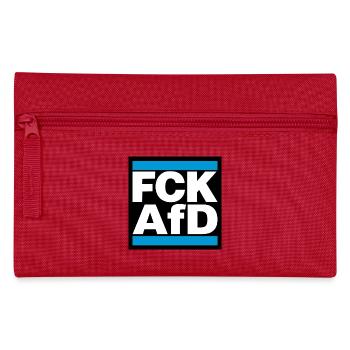 FCK AfD blue - Federtasche - Rot - Vorne