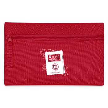 My travel memorises passport - blanc - Trousse - rouge - Devant