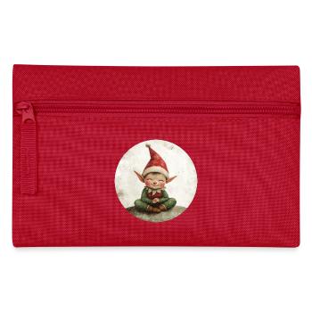 Christmas Elf - Pencil Case - red - Front