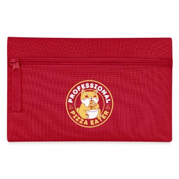 Mangeur de pizza professionnel - Trousse - rouge - Devant