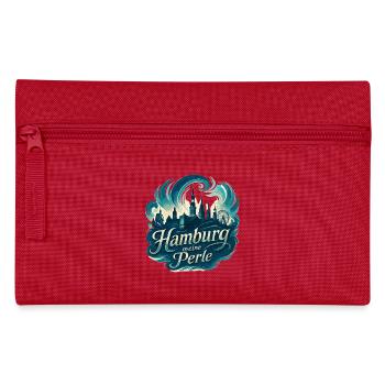 Hamburg Pearl City Silhouette Gift - Pencil Case - red - Front