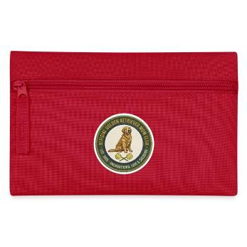 Golden Retriever Mom Club offizielles Mitgliederabzeichen - Federtasche - Rot - Vorne