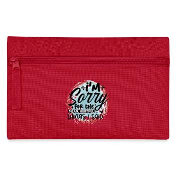 I'm sorry for the bad words - Pencil Case - red - Front