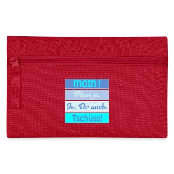 Chat Moin Bye - Pencil Case - red - Front