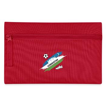 Usbekistan Fußball Usbekistan Fußball Foo Trikot - Federtasche - Rot - Vorne