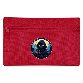 Chien et Chat - Trousse - rouge - Devant