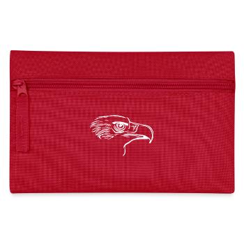 Tête d’oiseau élégante avec grand bec - Trousse - rouge - Devant