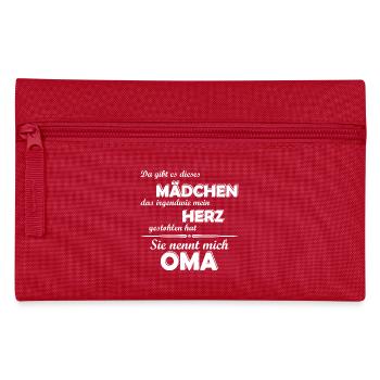Ich liebe meine Enkelin - Oma - Federtasche - Rot - Vorne