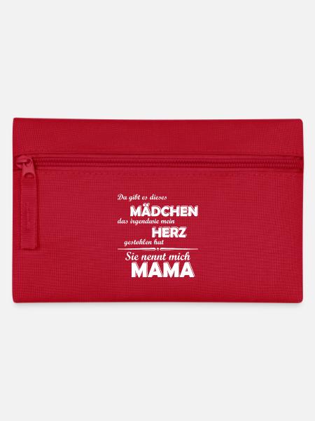 Ich liebe meine Tochter - Mama - Federtasche - Rot