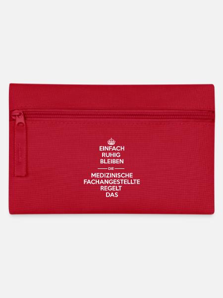 MFA - Ruhig bleiben - Federtasche - Rot