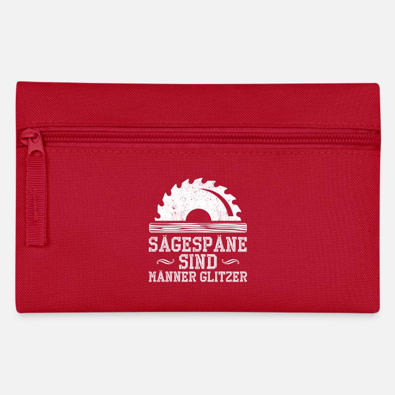 Sciure de bois sont des hommes Glitter - Trousse - rouge