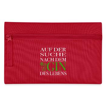 Auf der Suche nach dem Gin des Lebens - Federtasche - Rot - Vorne
